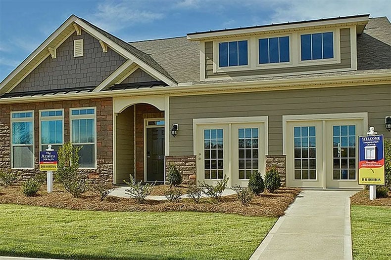 Exterior of a model home in Windstone - Milton, DE