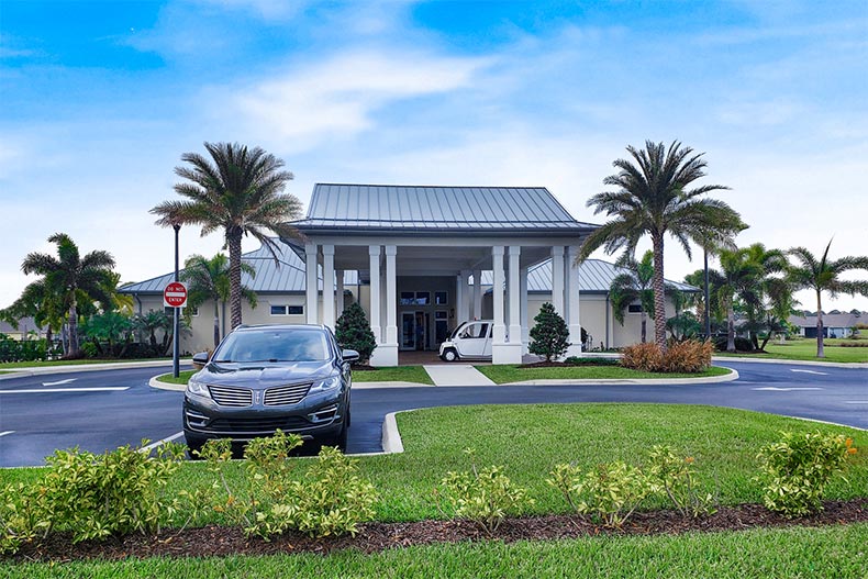 Exterior of Harmony Preserve clubhouse