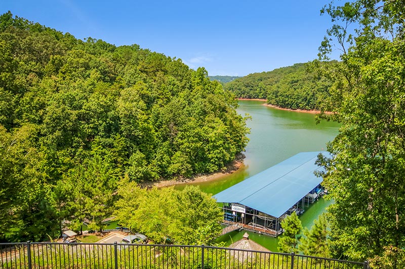 The lake at Cresswind at Lake Lanier in Gainesville, Georgia.