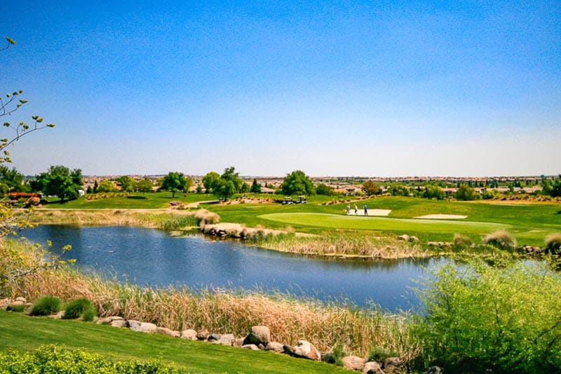 The golf course on the grounds of Sun City Lincoln Hills, a 55+ community in Lincoln, California.