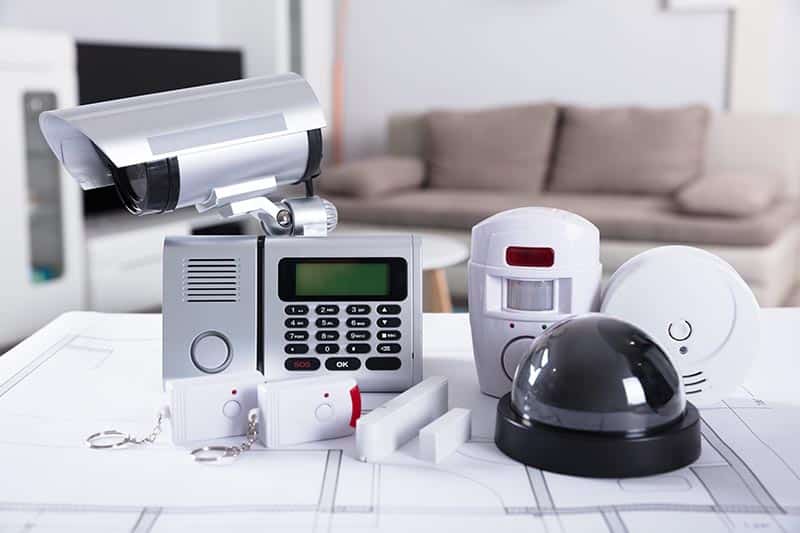 Security camera, smoke alarm and other home safety devices.