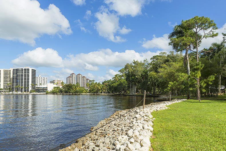 A sunny day in Fort Myers, Florida.