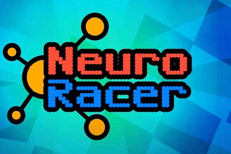 The logo for the video game app NeuroRacer.