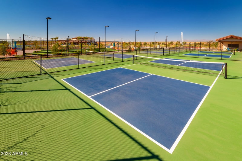 Tennis courts