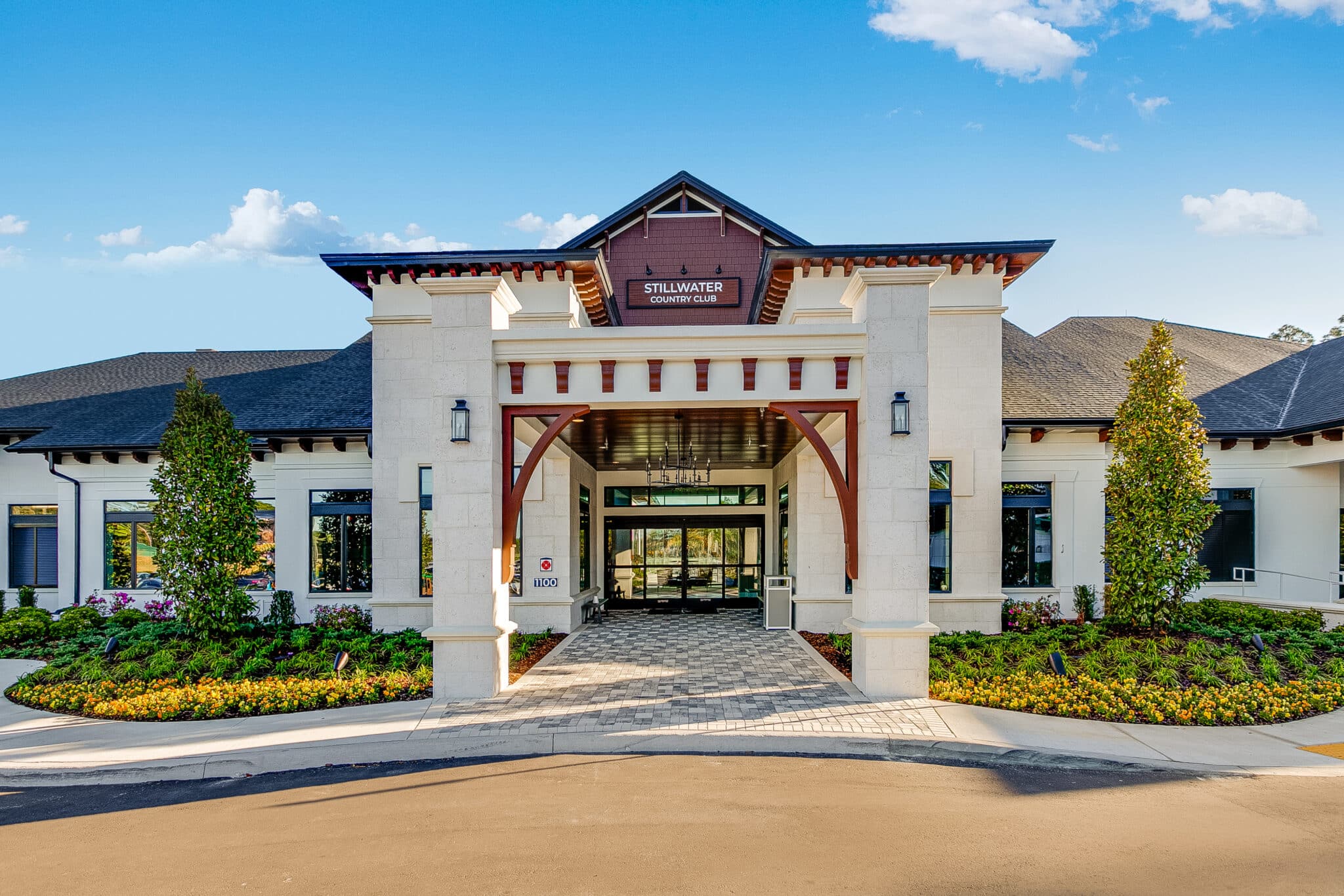 Country Club Entrance