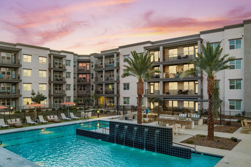 Building and Courtyard
