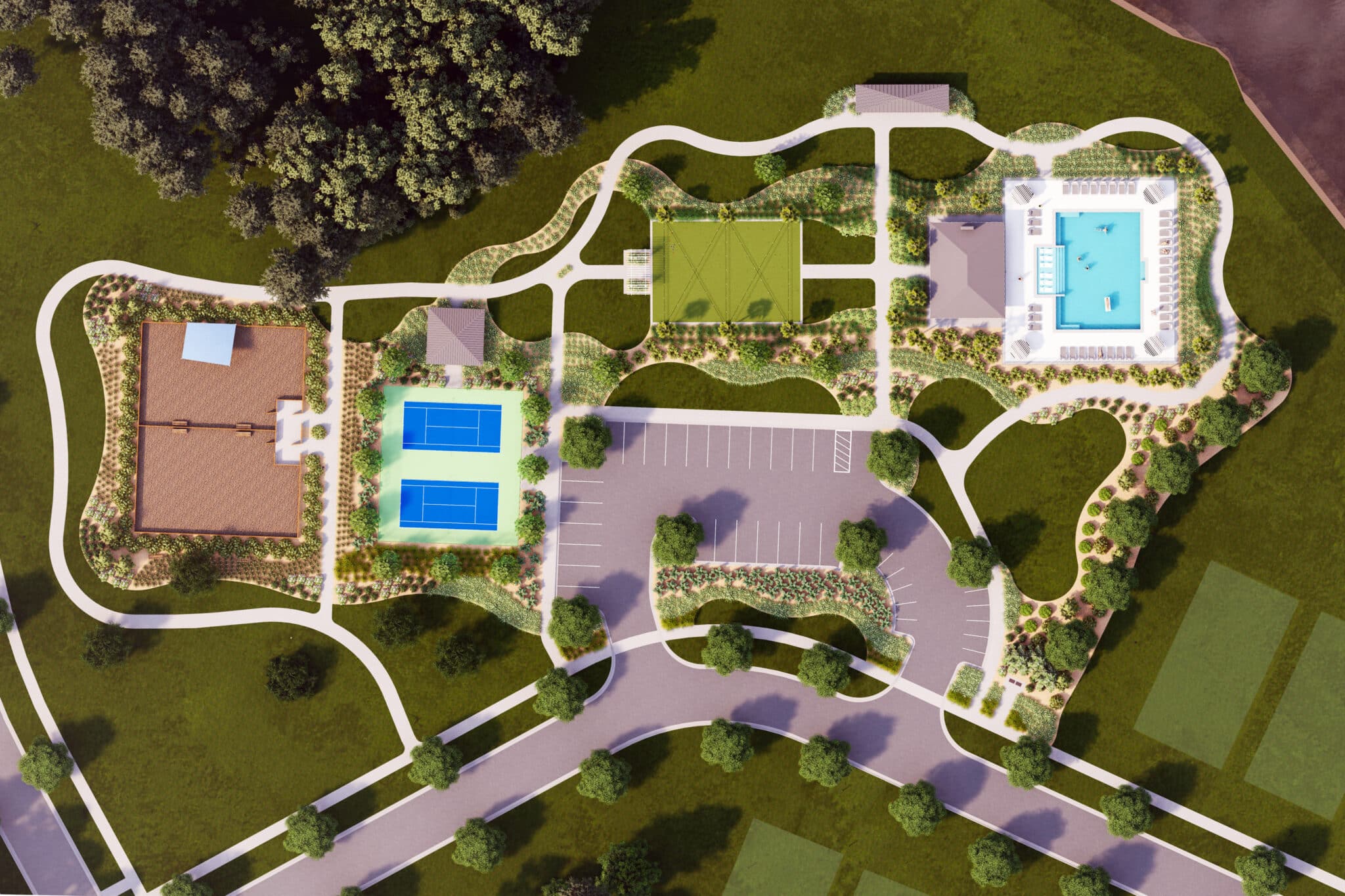 Bird's Eye View of Amenities