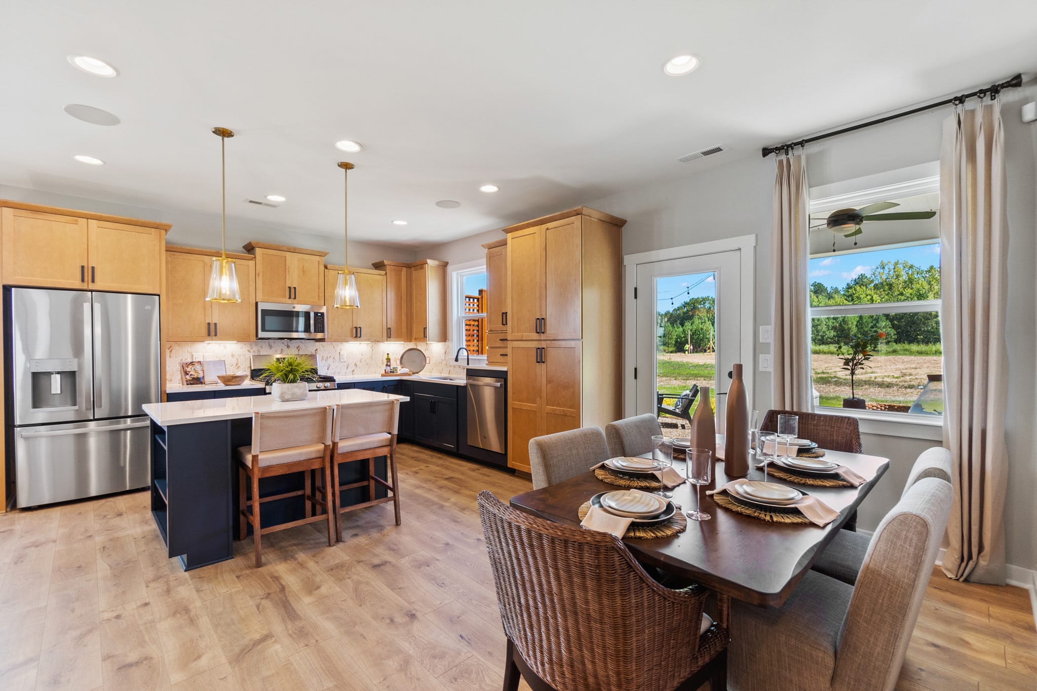 Kitchen and Dining Area