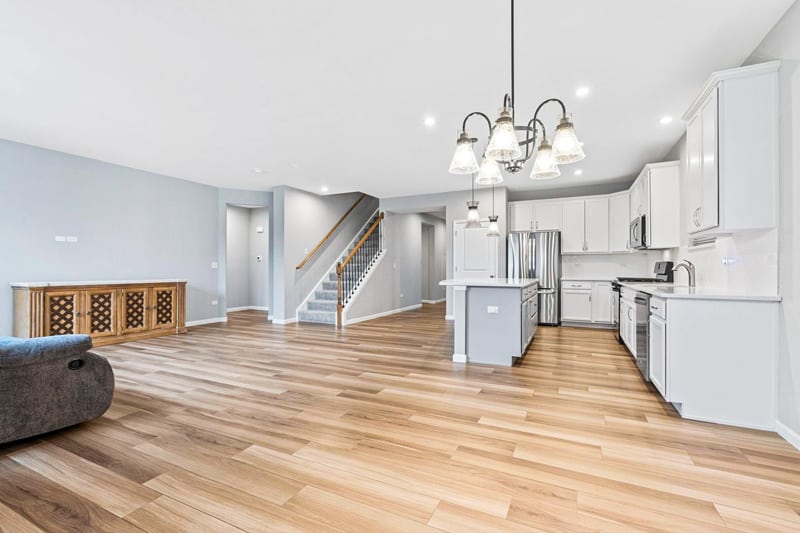 Kitchen & Living Room