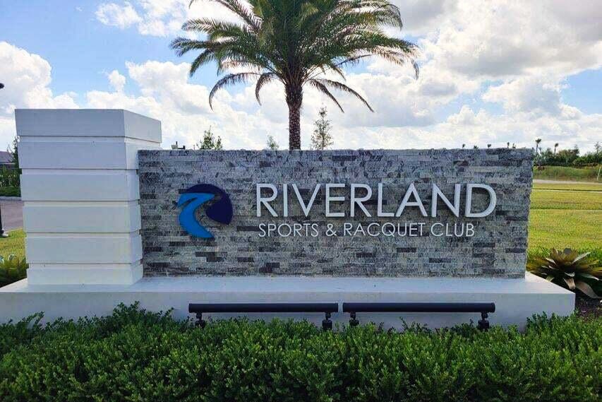 Riverland Sign