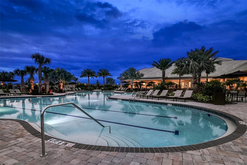 Pool at Evening