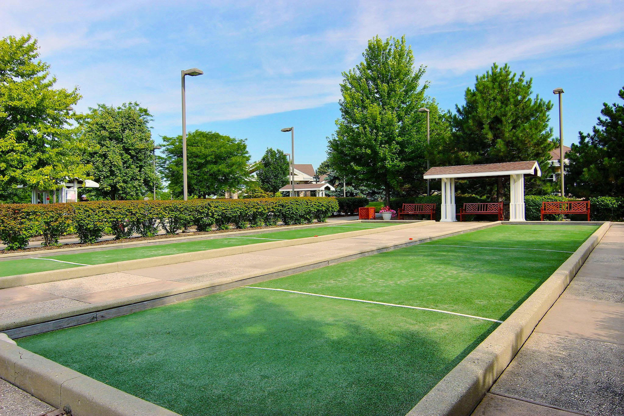 6 Bocce Ball Courts
