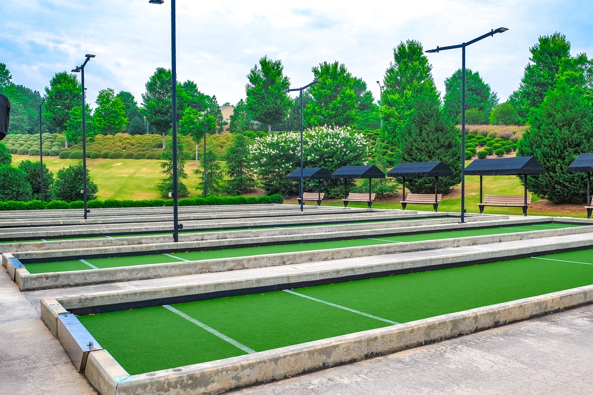 6 Bocce Ball Courts