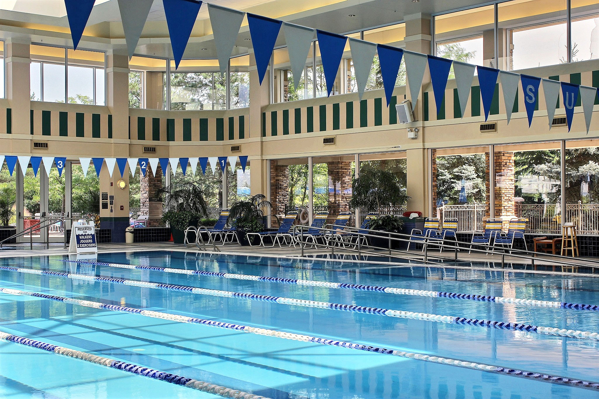 Indoor Lap Pool & Walking Track