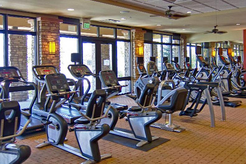 The fitness center at Anthem Ranch in Broomfield, Colorado.