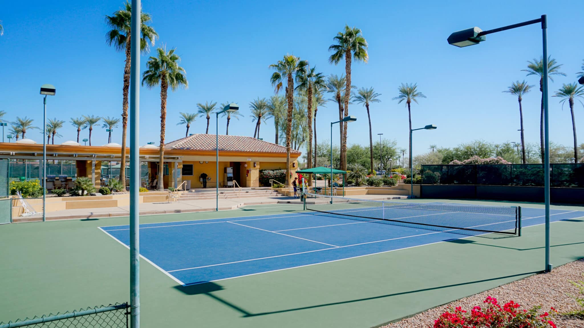 10 Lighted Tennis Courts