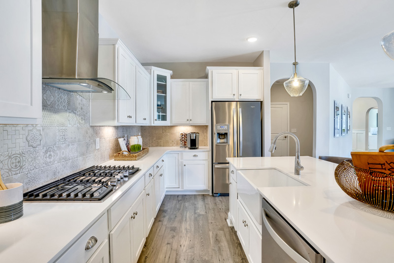 Kitchen Sink and Stove