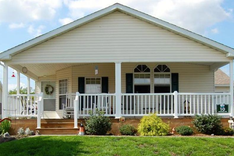 Exterior view of a home at Creek View in Carlisle, Pennsylvania.