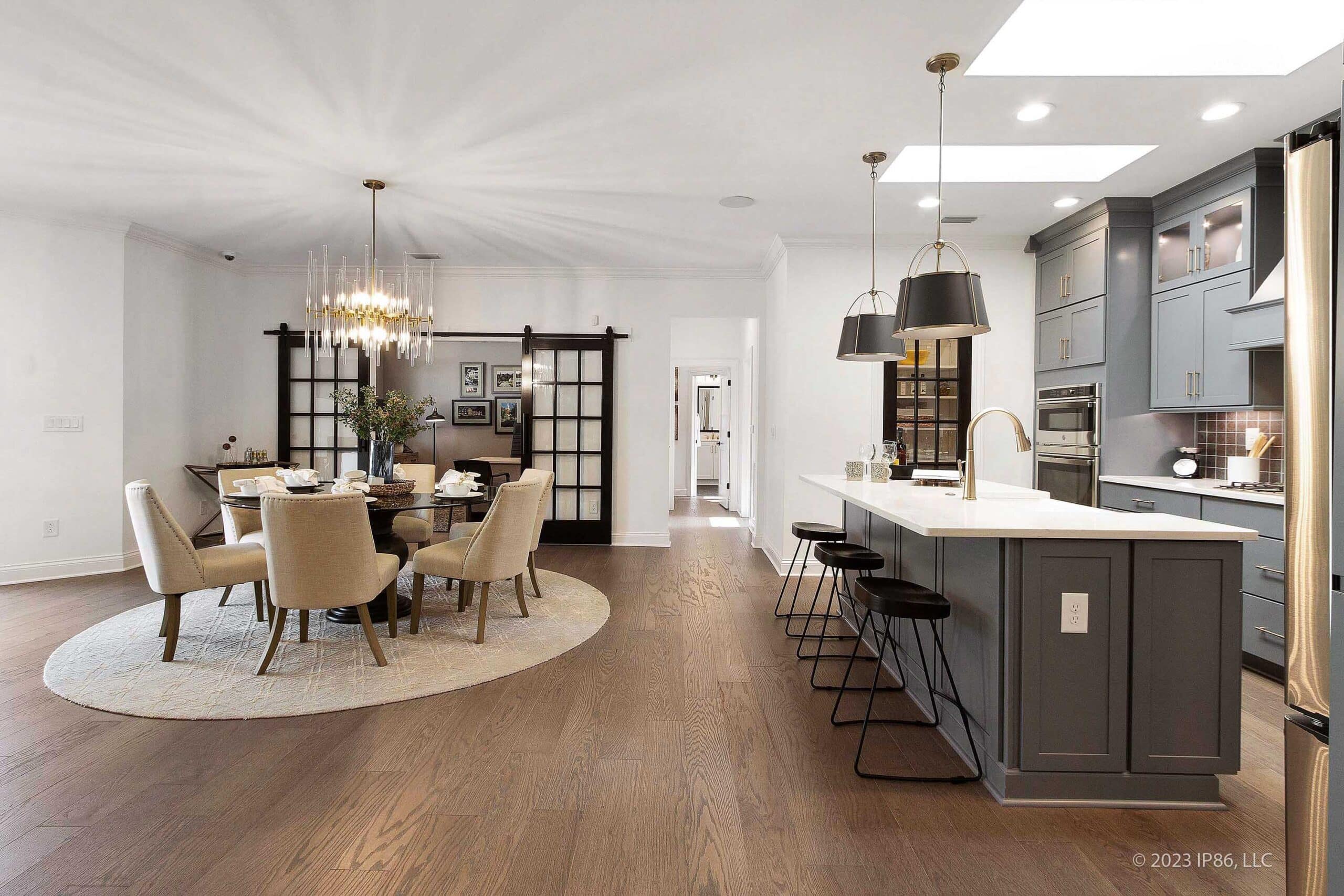 Model Dining and Kitchen Area