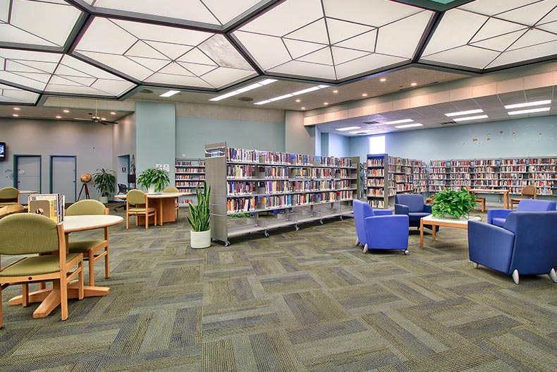 The library at Sun City in Sun City, Arizona.