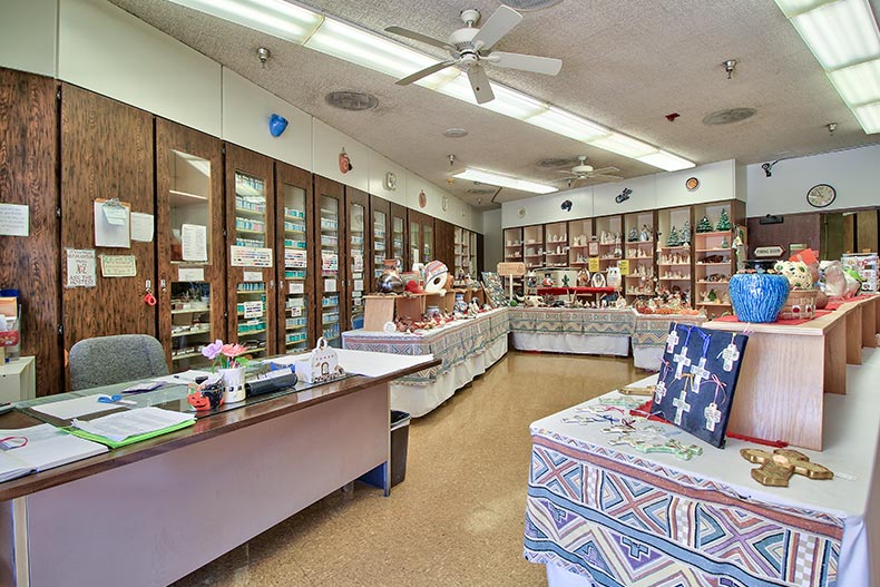 A craft studio at Sun City in Sun City, Arizona.