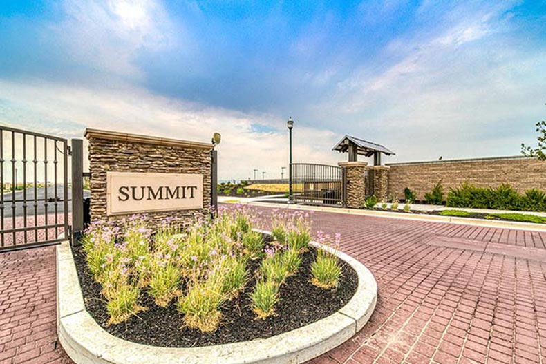 Entrance to the Summit at Liberty neighborhood at Liberty in Rio Vista, California.