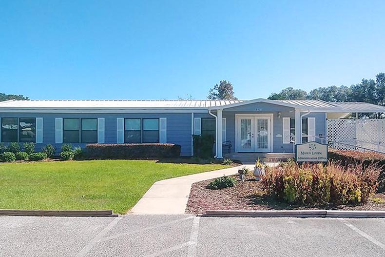 Exterior view of the office at Marion Landing in Ocala, Florida.