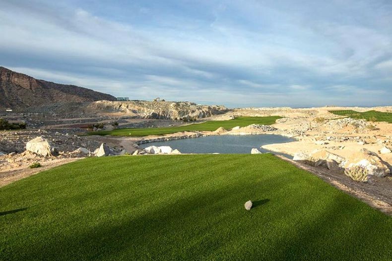 The golf course at Victory at Verrado in Buckeye, Arizona.