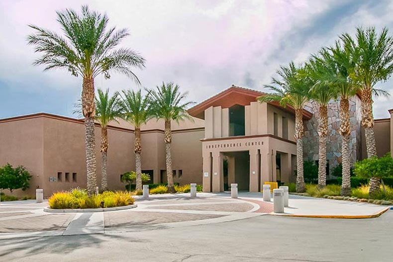 Exterior view of the Independence Center at Sun City Anthem in Henderson, Nevada.