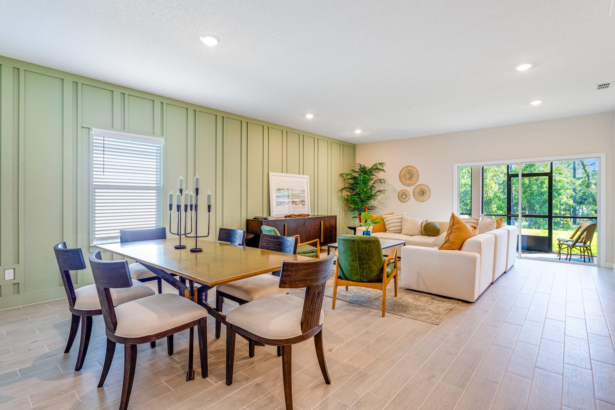 Dining and Living Area