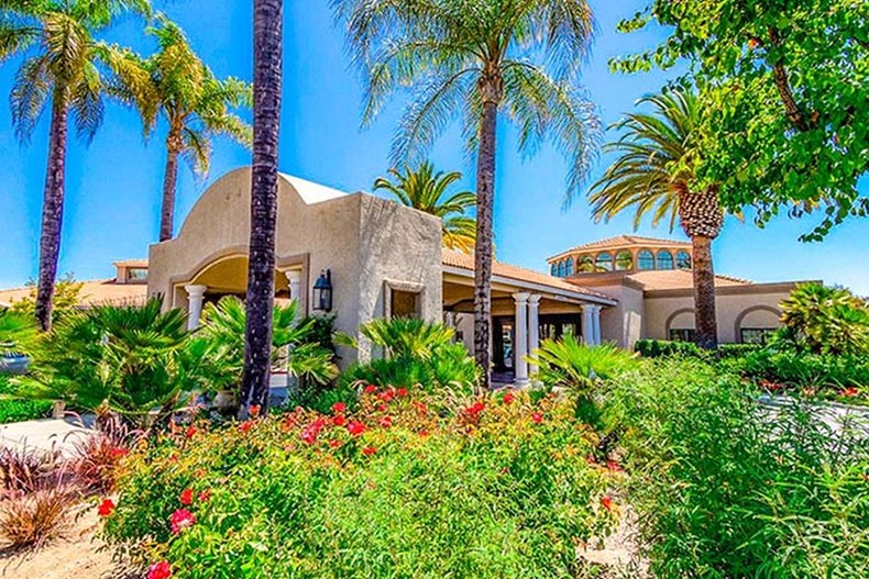 The entrance to The Colony in Murrieta, California with Inland Empire homes for sale.