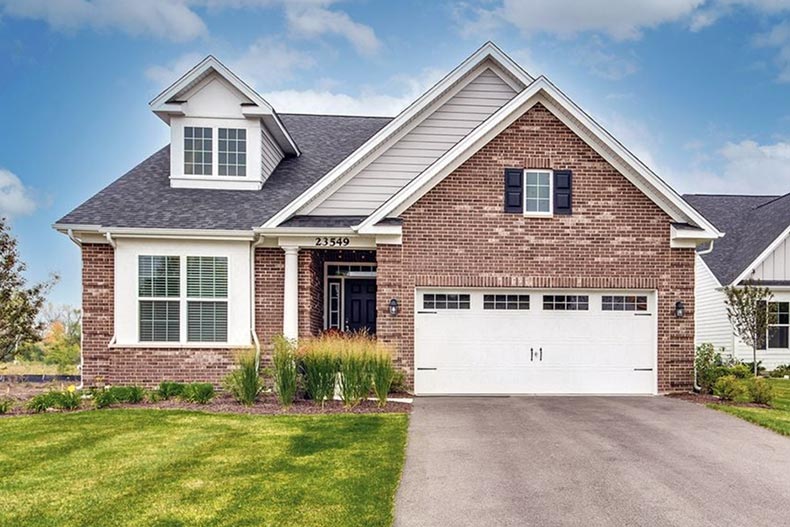 Exterior view of a home in Wentworth of Kildeer in Kildeer, Illinois, one of the many master-planned communities in Illinois.