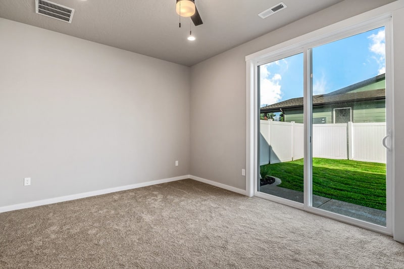Bedroom with Sliding Door