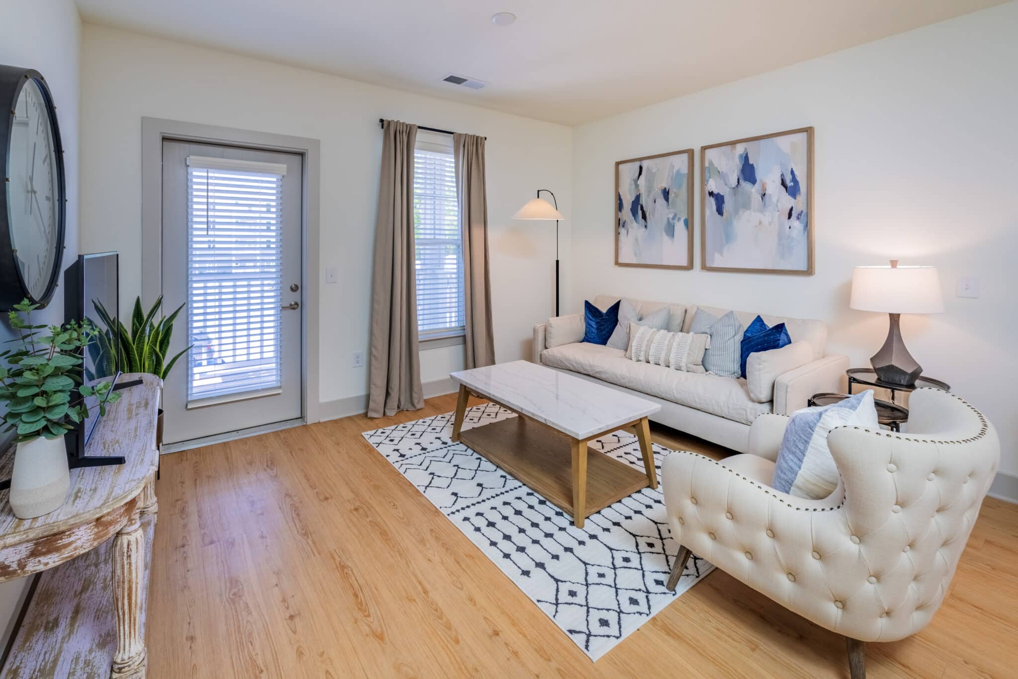 Living Room and Windows