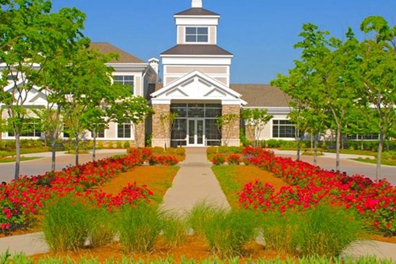 View of the entrance to Del Webb Lake Providence in Mt. Juliet, Tennessee.