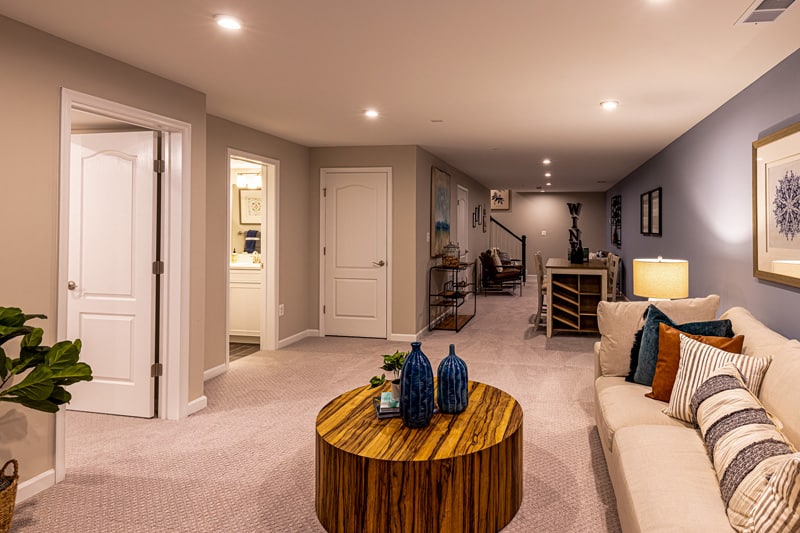 Basement Lounge Area