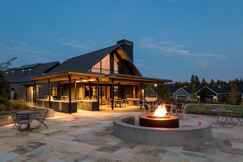 Pavilion and Fire Pit