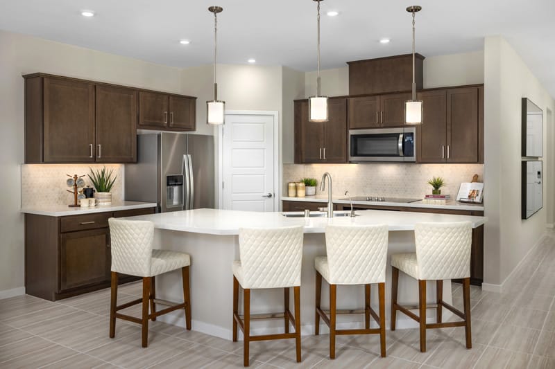 Kitchen Island with Stools