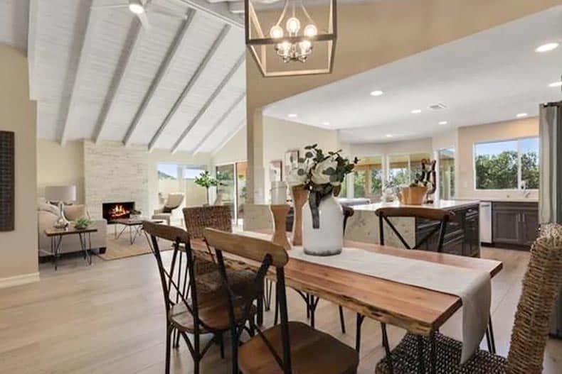 Interior view of a home at Oaks North, one of many luxury retirement communities in San Diego.