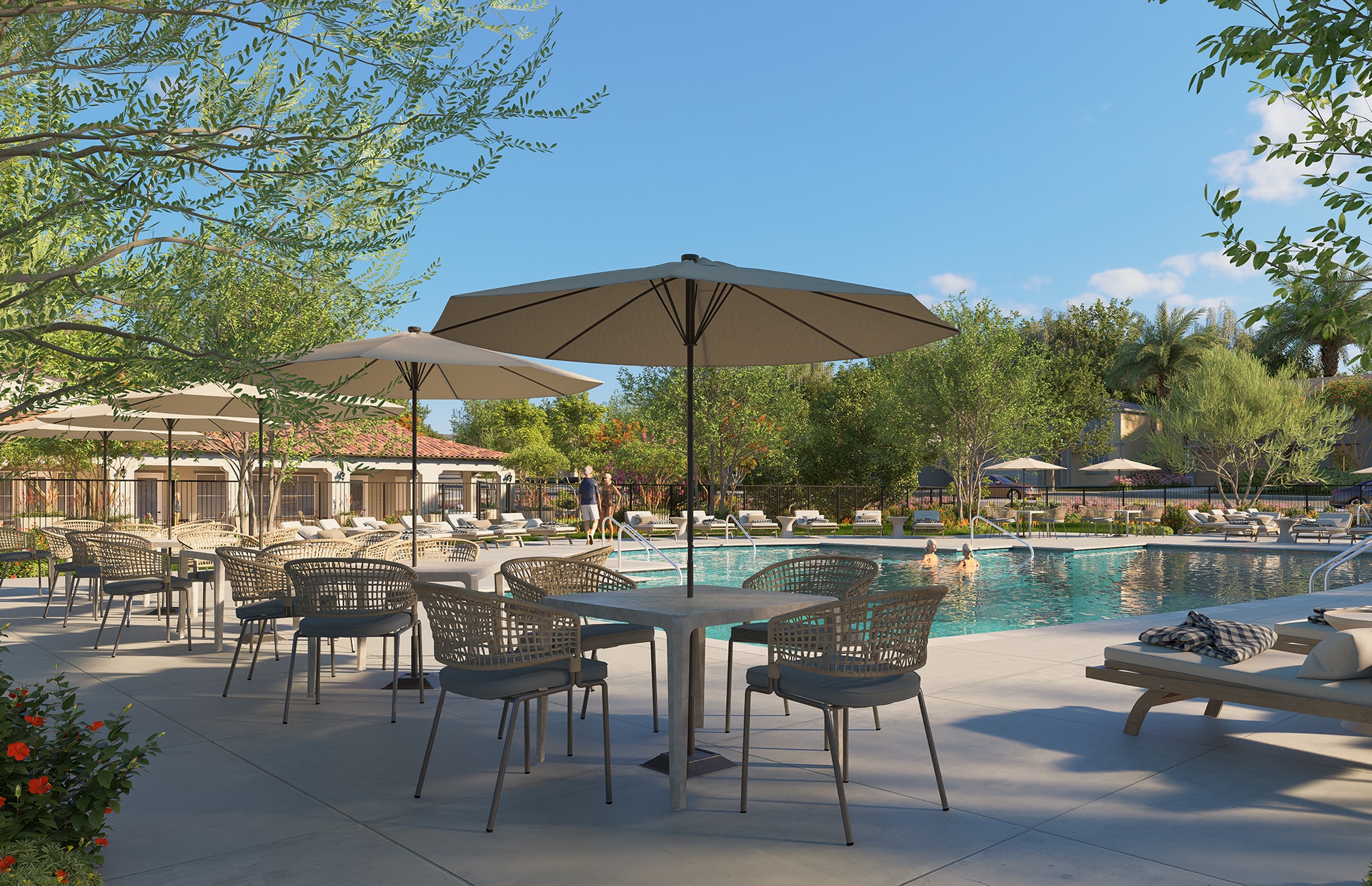 Poolside Seating
