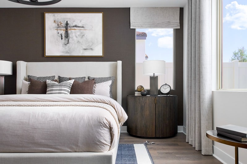 Model Bedroom & Nighstand