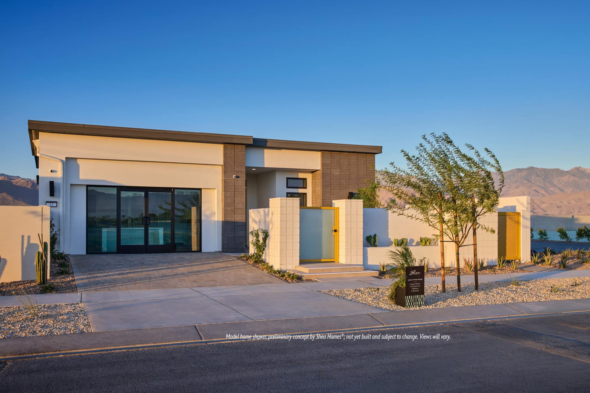 Model Home and Garage