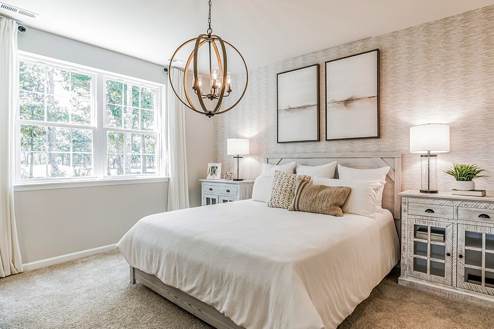 Model Bedroom and Window