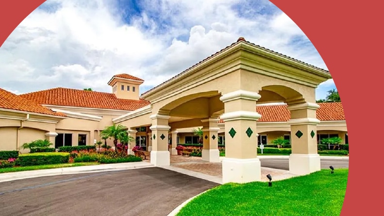 The entrance to Kings Ridge in Clermont, Florida.