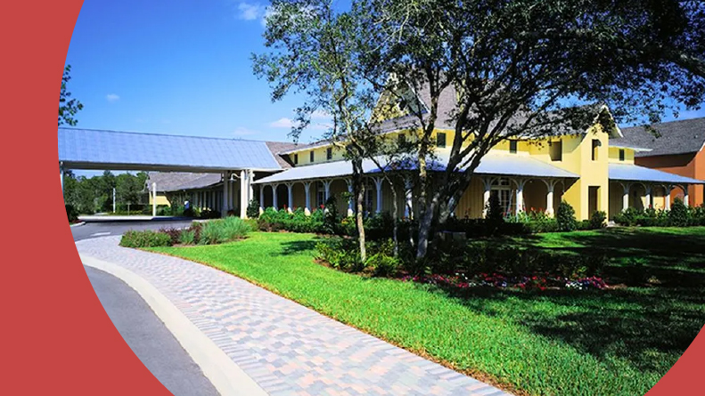 The entrance to Cresswind at Victoria Gardens in DeLand, Florida.