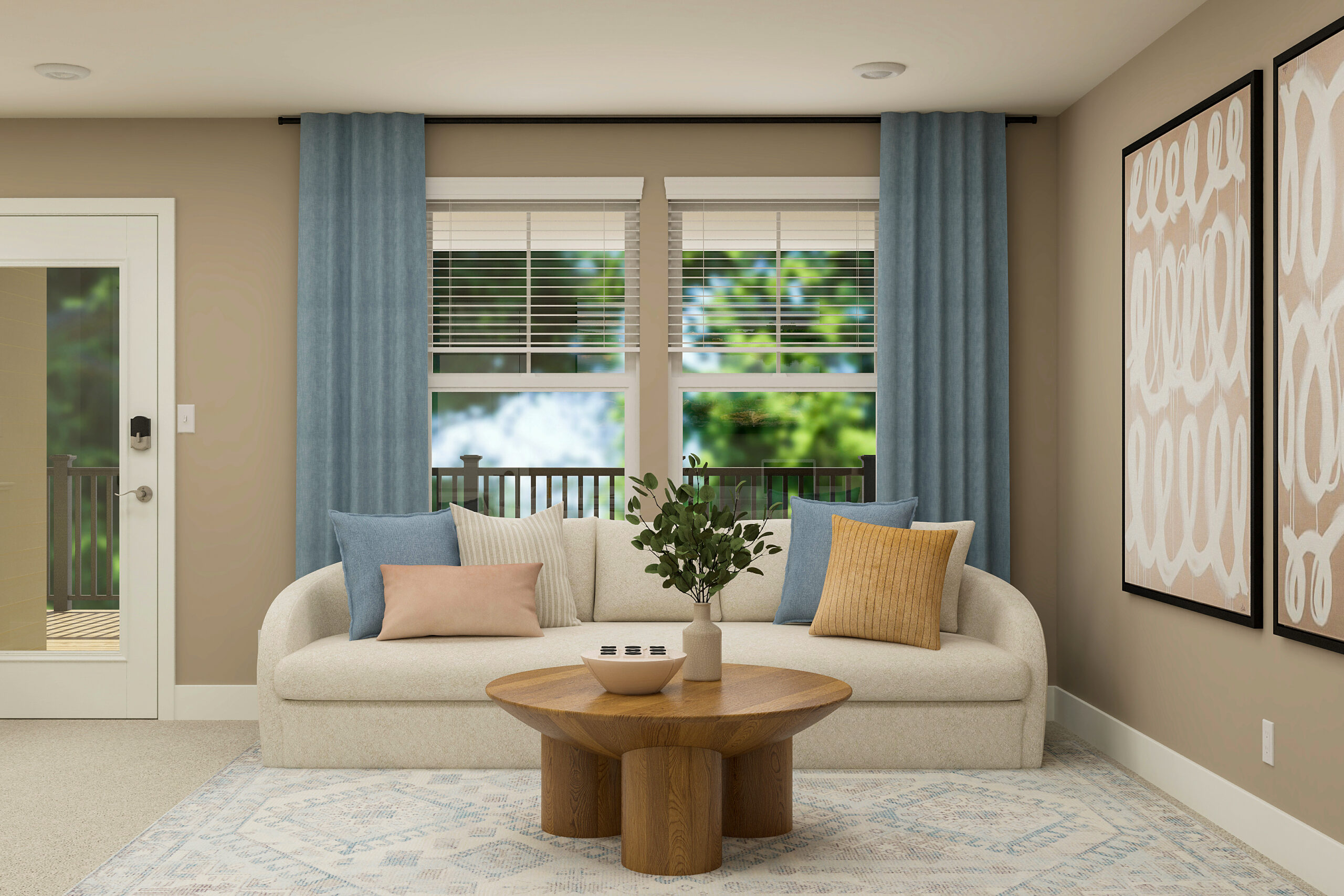 Living Room with Sofa