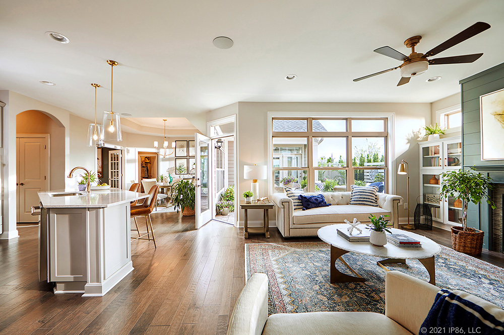 living room rendering