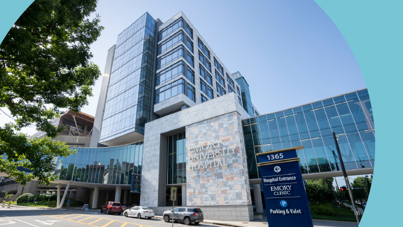 Emory University Hospital in Atlanta, Georgia.