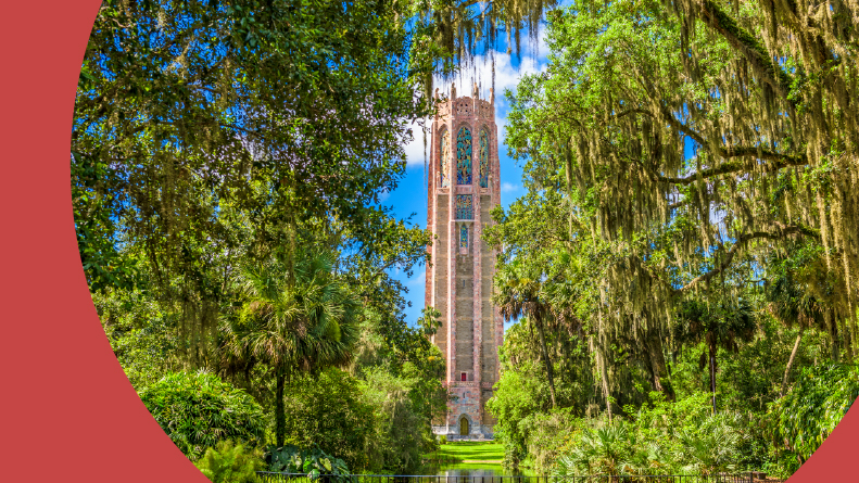 Bok Tower Gardens in Lake Wales, Florida.