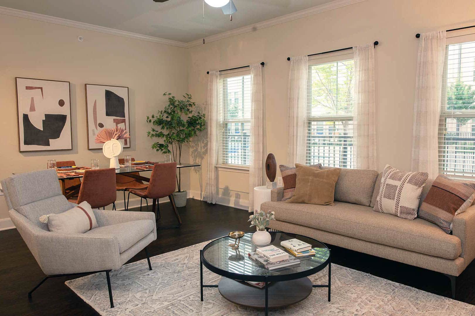 Bell Tower Flats Unit Living Area